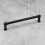 (160mm Handle) Black Industrial Pipe Style Cabinet D Bar Handles 2