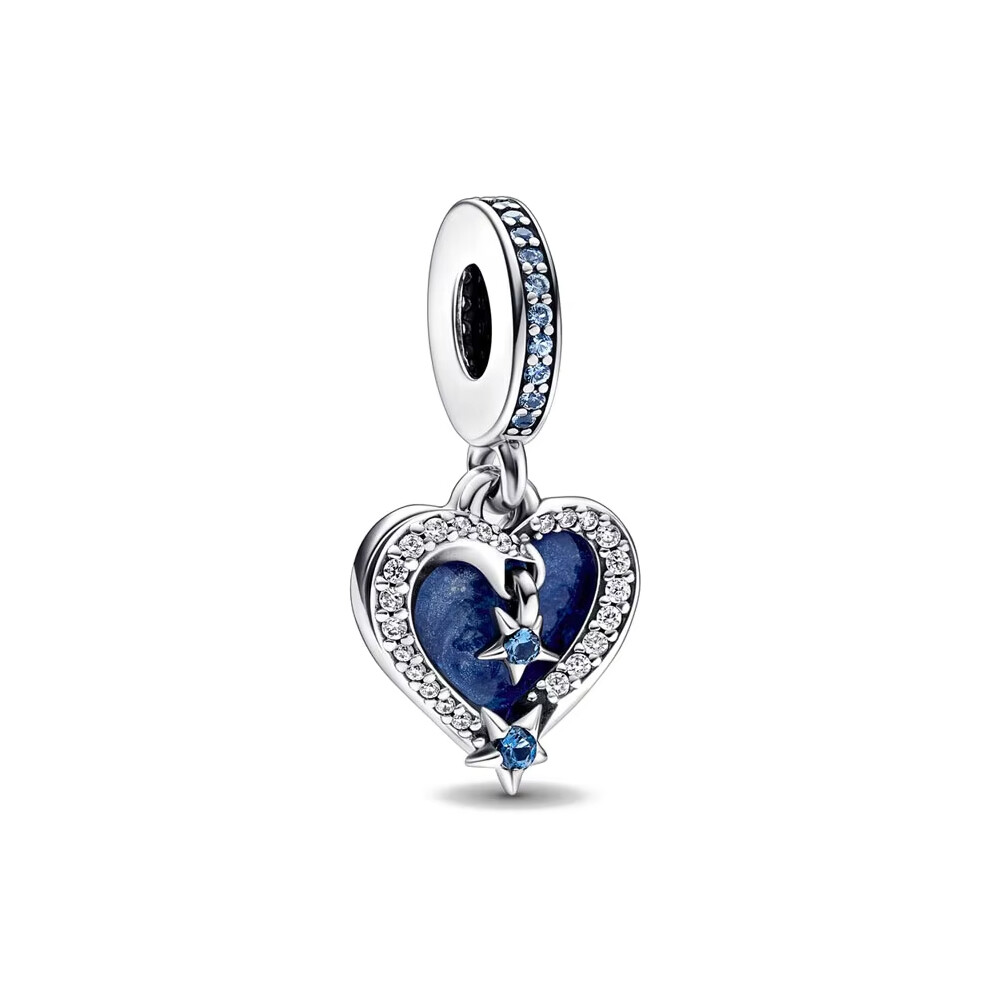 (Pandora Celestial Shooting Star dangle sterling silver charm ) 25 Sterling silver bead charm for pandora bracket