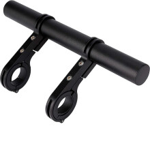 Bicycle Aluminum Alloy Handlebar Extender (Black, 20CM) 1 Pieces (D-583-A)
