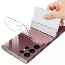 Hydrogel Rugbeschermer Compatibel Met S25 Ultra Rug Transparante Zelfhelende Bescherming