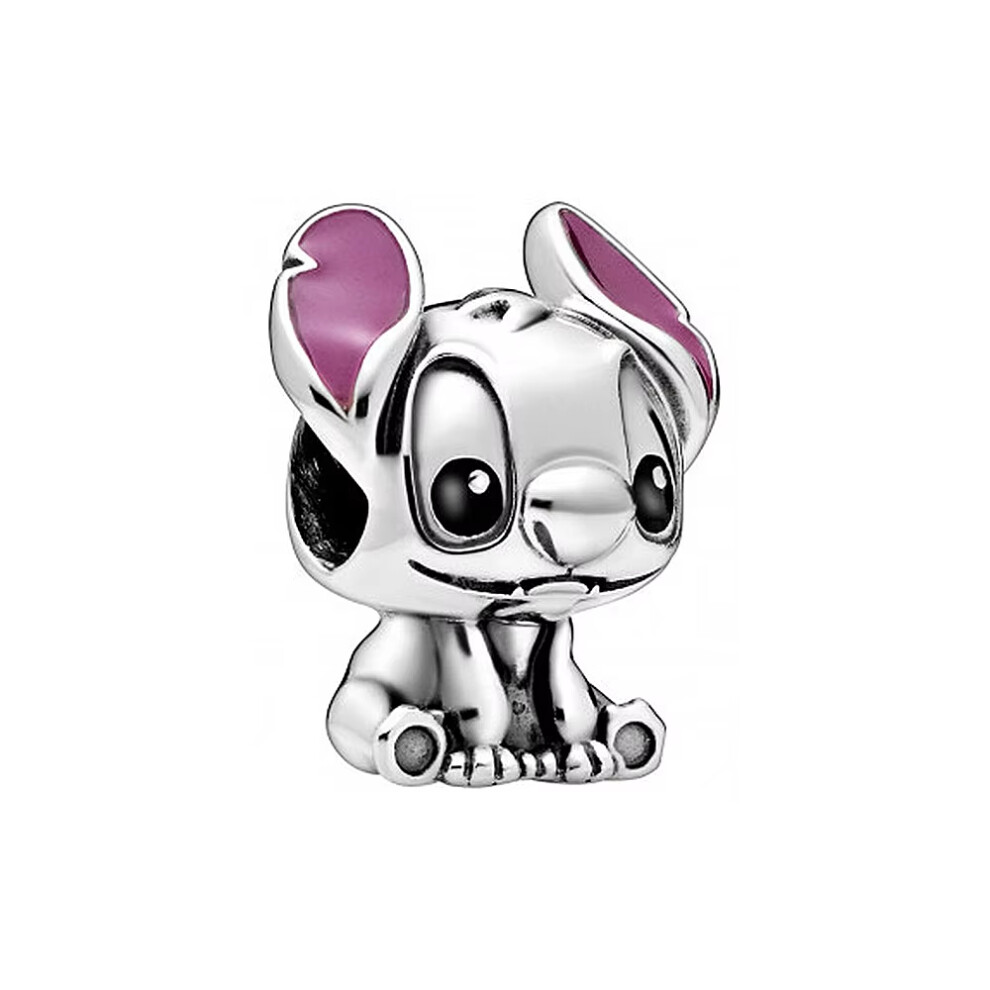 PANDORA Silver Sterling Disney Lilo & Stitch Charm Bracelet Charm