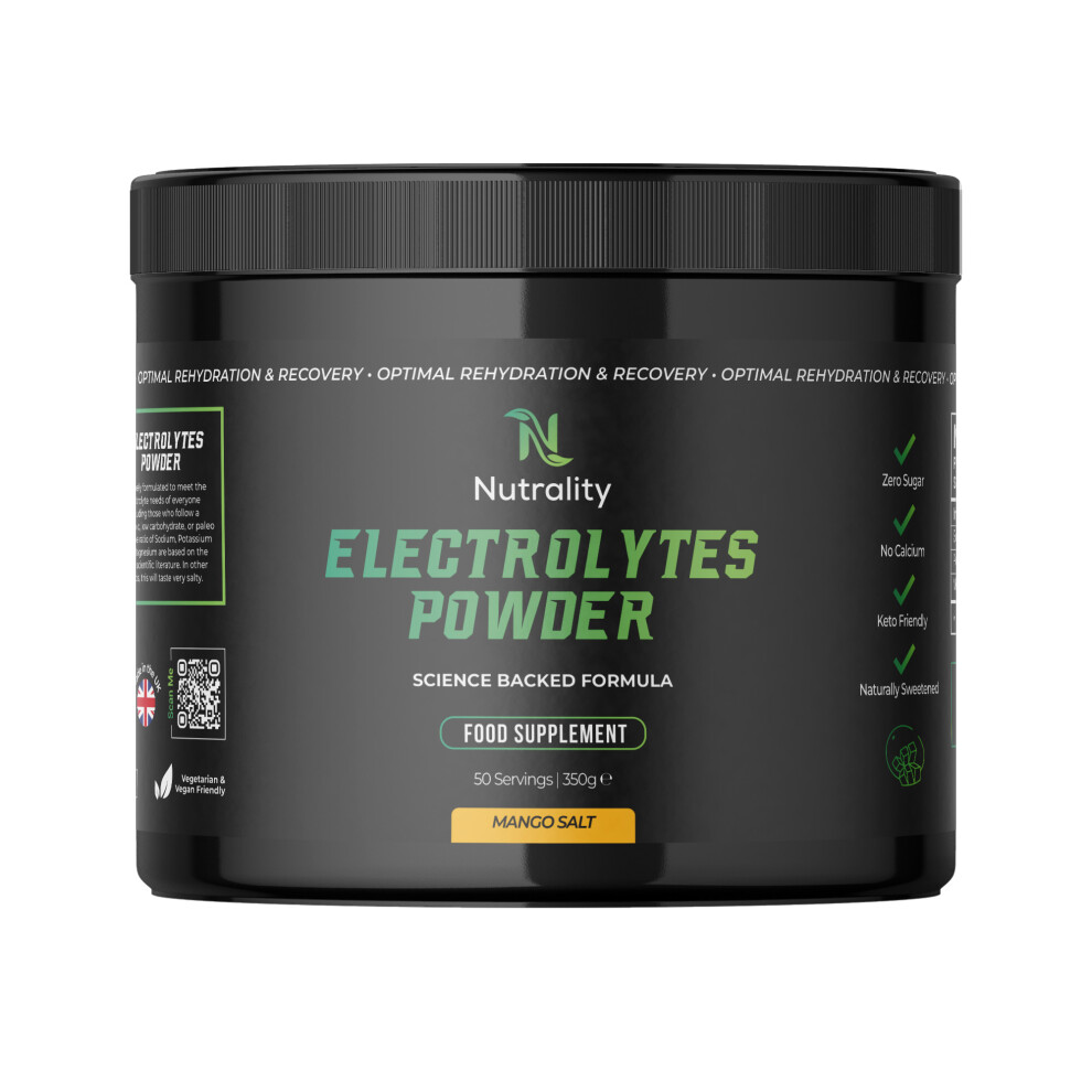 Nutrality Electrolytes Powder 350g | Mango Salt