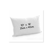 (10''x16'') Oblong Rectangle Hollowfibre Cushion Pads Inner White Scatters Insert Fillers For Home Outdoor Decor in 17 Sizes