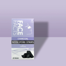 Face Facts Charcoal Nose Pore - 6 Strips helping eliminate blackheads