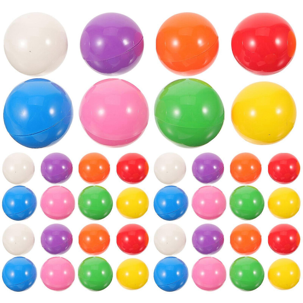 Kricely (As Show, One Size) 40 Pcs Mini Lottery Balls Plastic Raffle Drawing Balls Colored Plastic Balls For Game