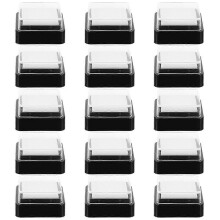 (As show, One size) 15pcs Stamp Ink Pads Blank DIY Ink Pads Fingerprints Handprints Square Ink Pads