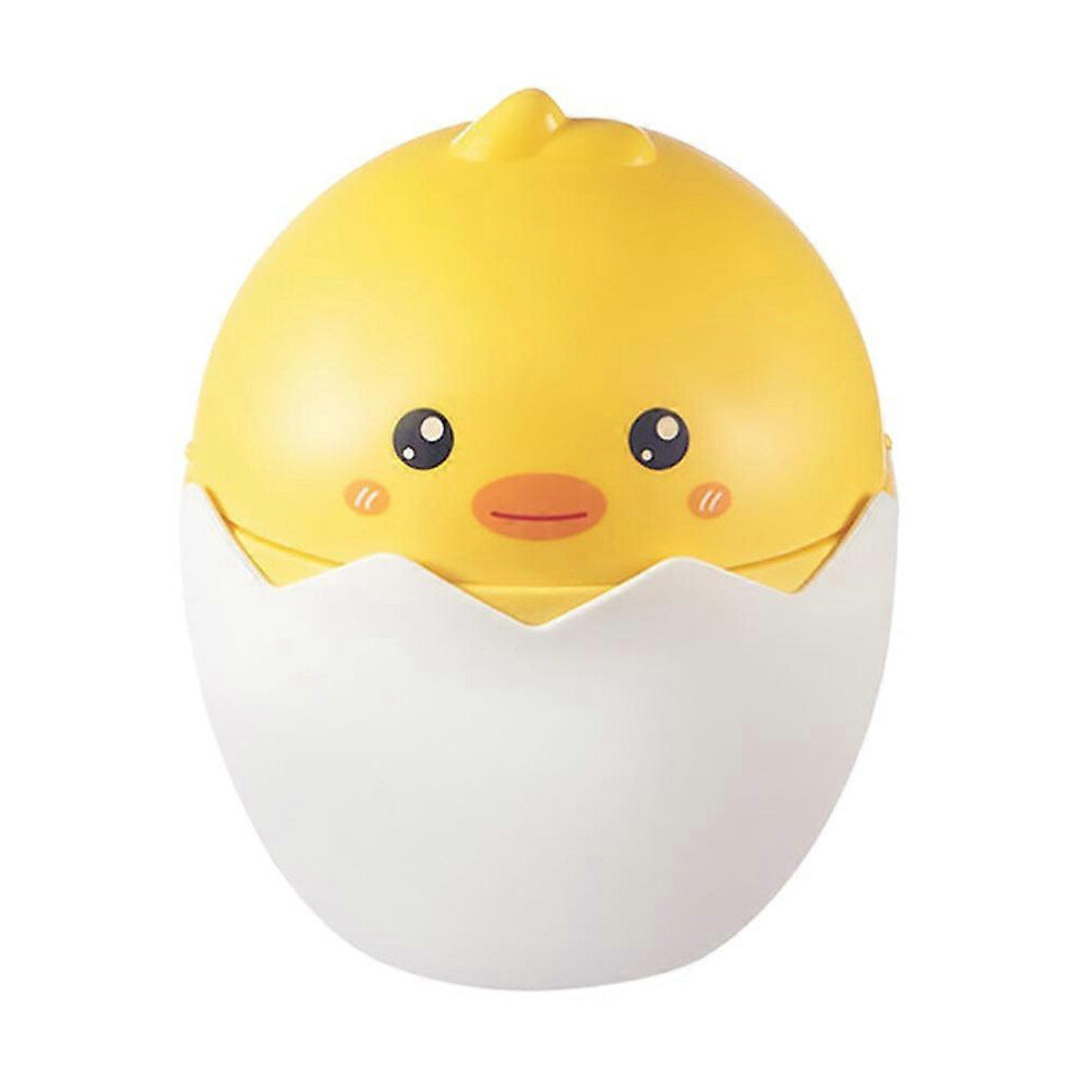 Kricely (As Show, One Size) Tiny Trash Bin Desktop Garbage Can Cartoon Trash Trash Can Flipping Lid Trash Bin