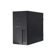 Micro-ATX Behuizing - Chieftec - XT-01B - Voeding 350 Watt - Kleur Zwart - Formaat Micro-toren