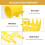 (As show, One size) 3pcs Practical High-altitude Fruit Pickers Plastic Outdoor Fruit Picking Tools 3