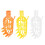 (As show, One size) 3pcs Practical High-altitude Fruit Pickers Plastic Outdoor Fruit Picking Tools 5