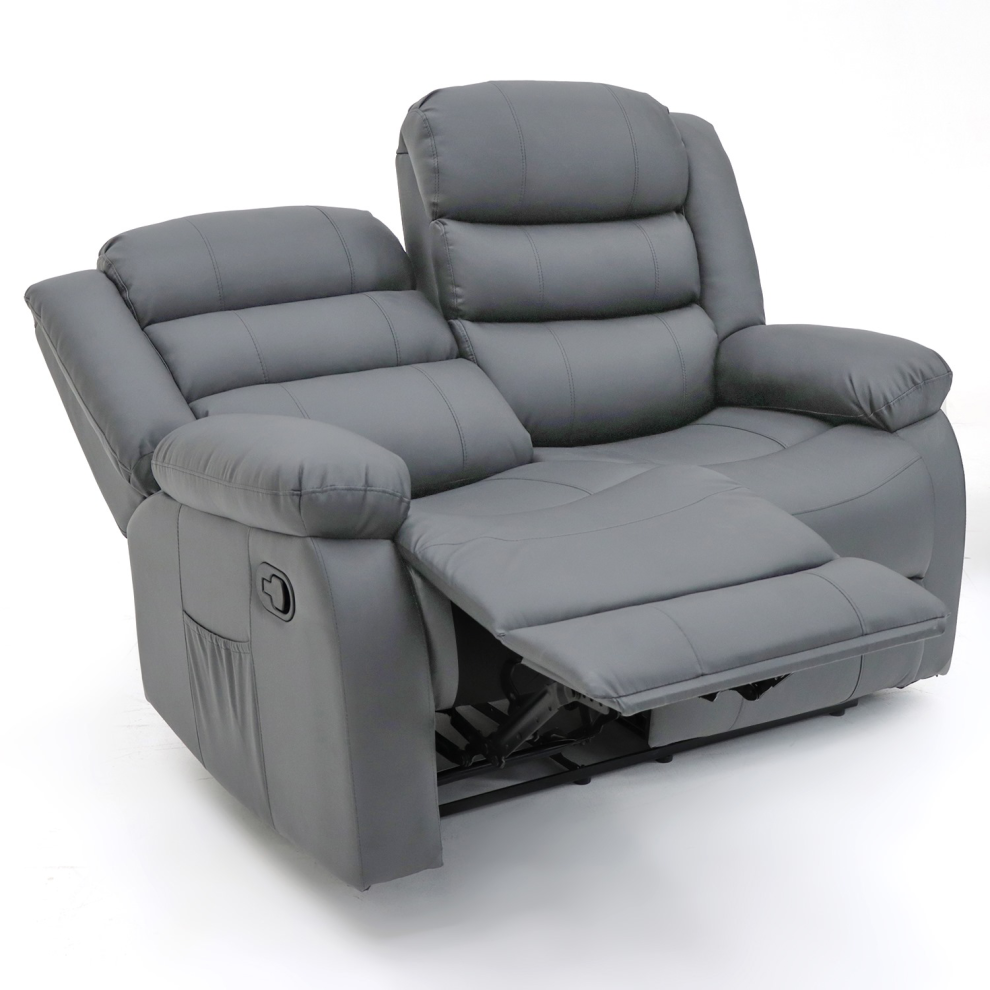(Grey, 2 Seater) Recliner Sofa, Lazy boy sofa