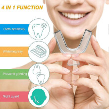 8 Pieces Teeth Whitening Mouth Trays Teeth Mould Guards Moldable Teeth Trays