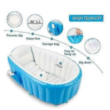 Goodking portable baby toddler bath tub non-slip travel bathtub