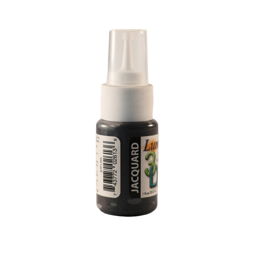 (Sparkle Silver) Jacquard Lumiere 3D Metallic Glue Paint Adhesive 2