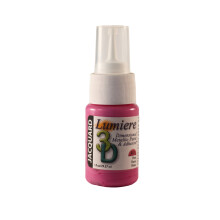 (Pink) Jacquard Lumiere 3D Metallic Glue Paint Adhesive