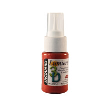 (Rich Red) Jacquard Lumiere 3D Metallic Glue Paint Adhesive