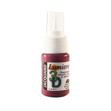 (Burgundy) Jacquard Lumiere 3D Metallic Glue Paint Adhesive
