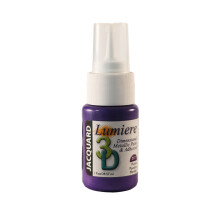 (Purple) Jacquard Lumiere 3D Metallic Glue Paint Adhesive