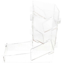 (As show, One size) Transparent Dice Tower Board Role-playing Accessory Dice Rolling Tower Dice Dispenser