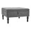 Living And Home Square Tufted Linen Storage Ottoman 4