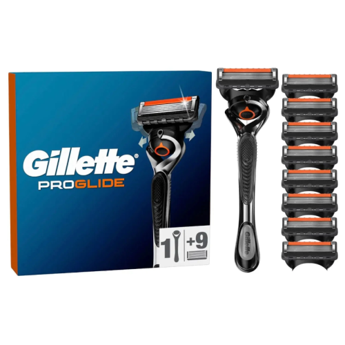 Gillette ProGlide Razor with Flexiball Tech | 9 Refill Blades