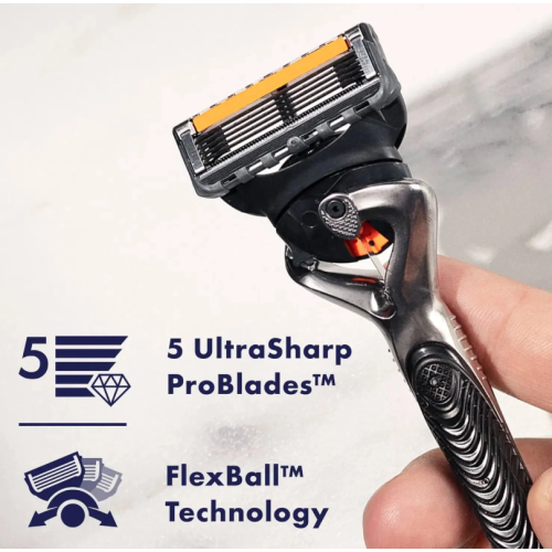 Gillette Gillette ProGlide Razor with Flexiball Tech | 9 Refill Blades 2