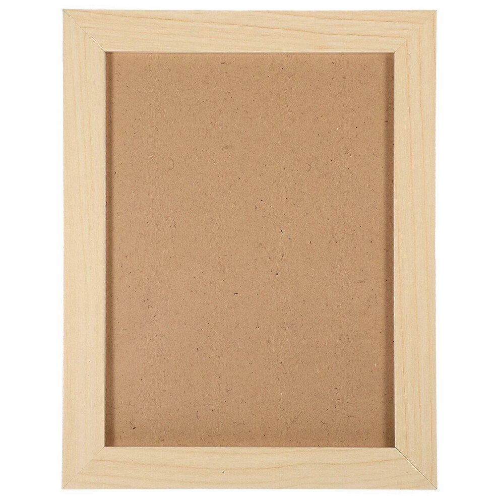 Kricely (As Show, One Size) Wood Photo Frame Tabletop Vertical Picture Frame With Adjustable Back Support