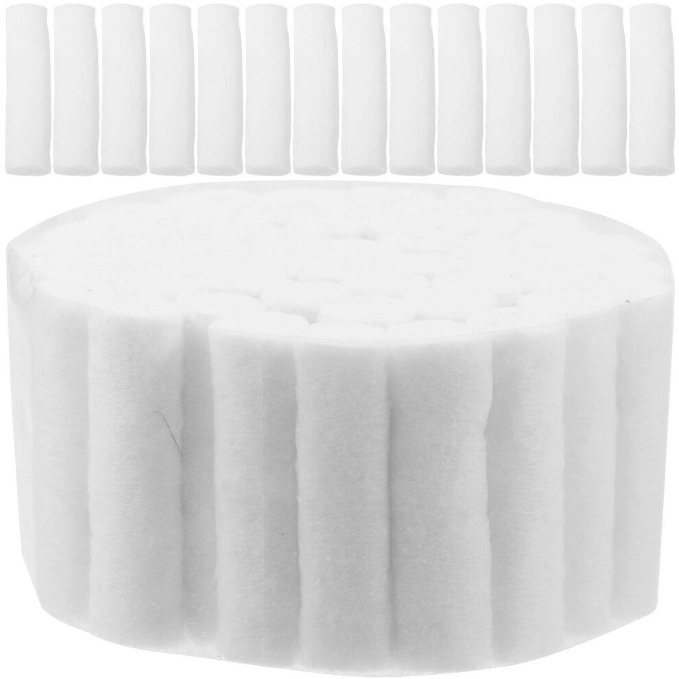 Kricely (As Show, One Size) 250 Pcs Medical Cotton Rolls Disposable Cotton Rolls Dental Cotton Rolls Nose Bleed Plug