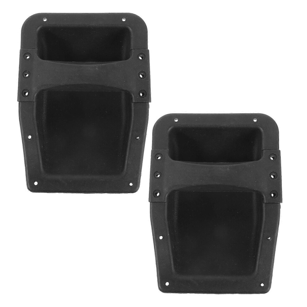 Kricely (As Show, One Size) 2Pcs Speaker Handles Plastic Loudspeaker Handles Audio Handles Audio Loudspeaker Accessories