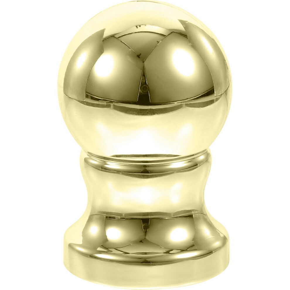 Kricely (As Show, One Size) Flagpole Finial Ball Flag Pole Ball Topper Ornament Flagpole Top Replacement