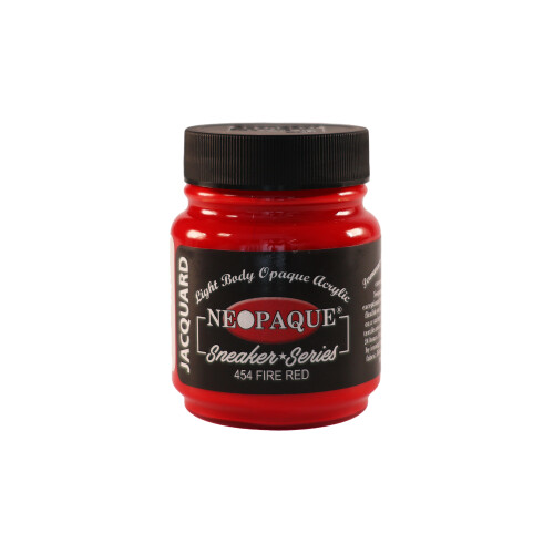 (Fire Red) Jacquard Neopaque Fabric Paint 2.25oz (64g)