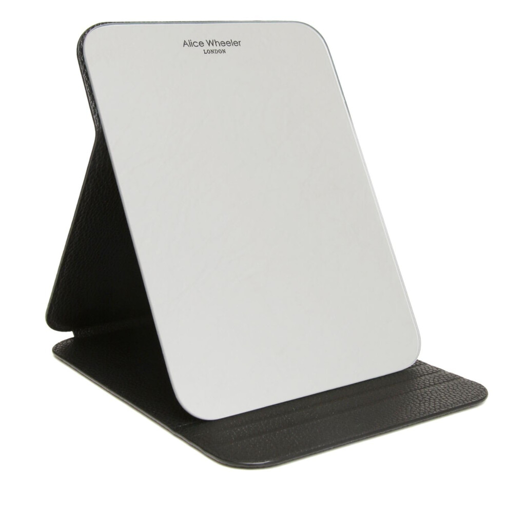 Alice Wheeler Black (Black) Folding Travel Vanity Mirror