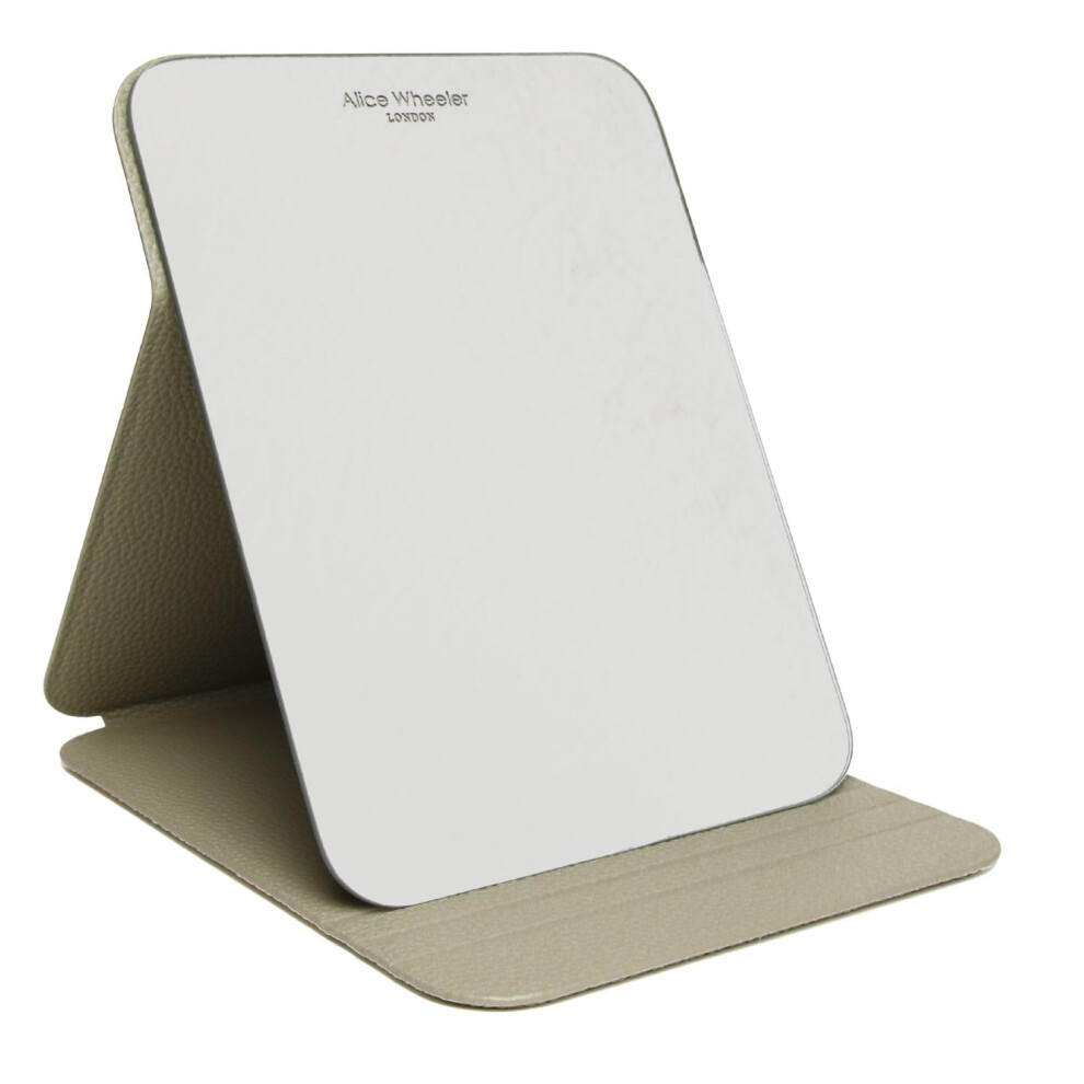 Alice Wheeler (Pistachio) Folding Travel Vanity Mirror