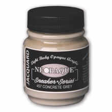 (Concrete Grey) Jacquard Neopaque Fabric Paint 2.25oz (64g)
