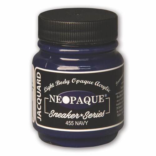 (Navy) Jacquard Neopaque Fabric Paint 2.25oz (64g)