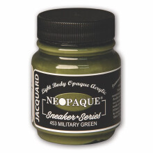 (Military Green) Jacquard Neopaque Fabric Paint 2.25oz (64g)