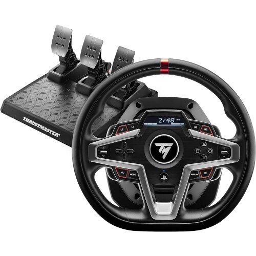 Thrustmaster Thrustmaster T248 - High-Performance Racing Wheel and Pedal Force Feedback  PS5, PS4, PC