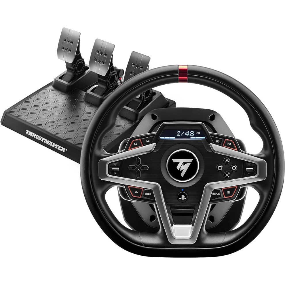 Thrustmaster T248 - High-Performance Racing Wheel and Pedal Force Feedback  PS5, PS4, PC