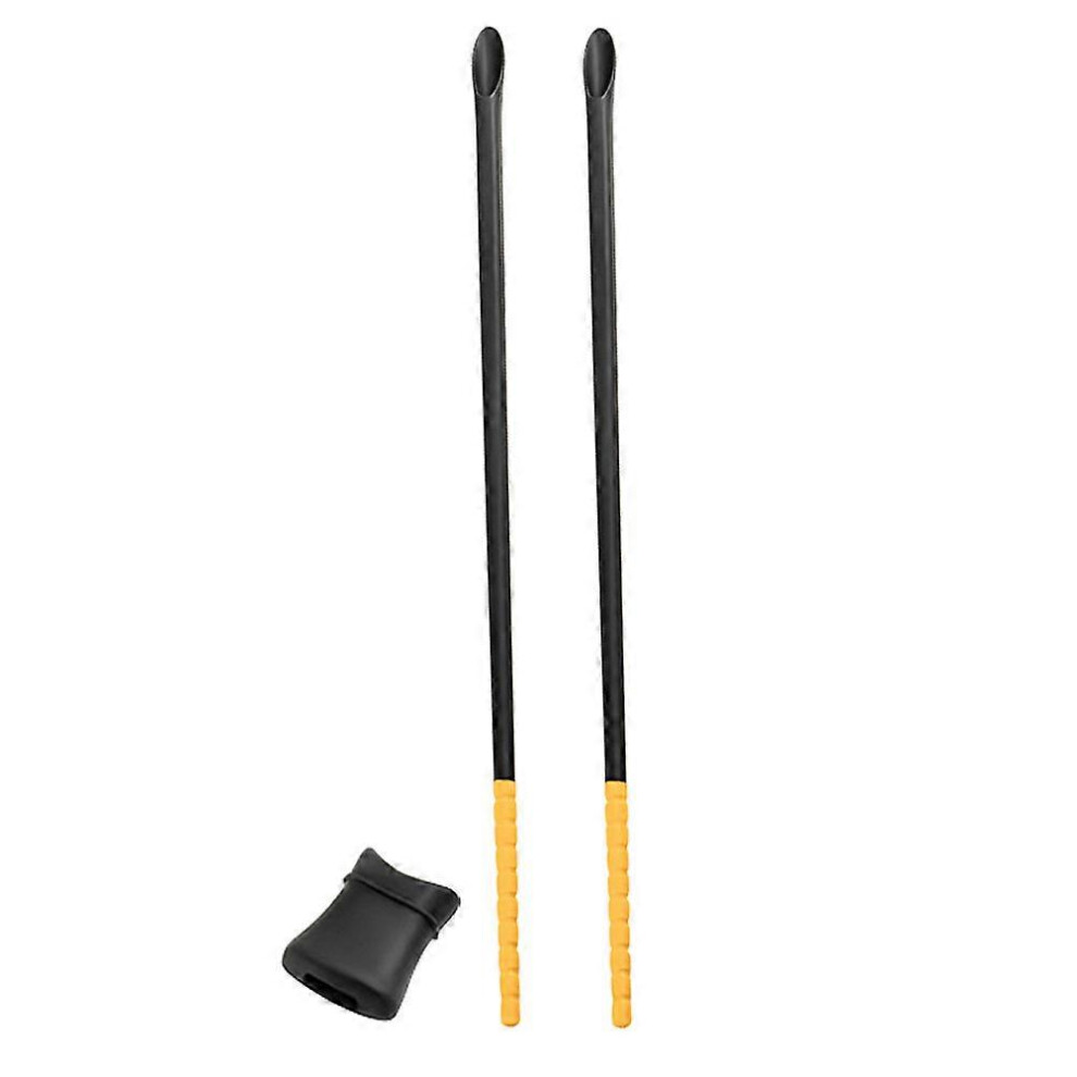Kricely (As Show, One Size) 1 Pair Of Silicone Chopsticks Hotpot Chopsticks Cooking Chopsticks Serving Chopsticks