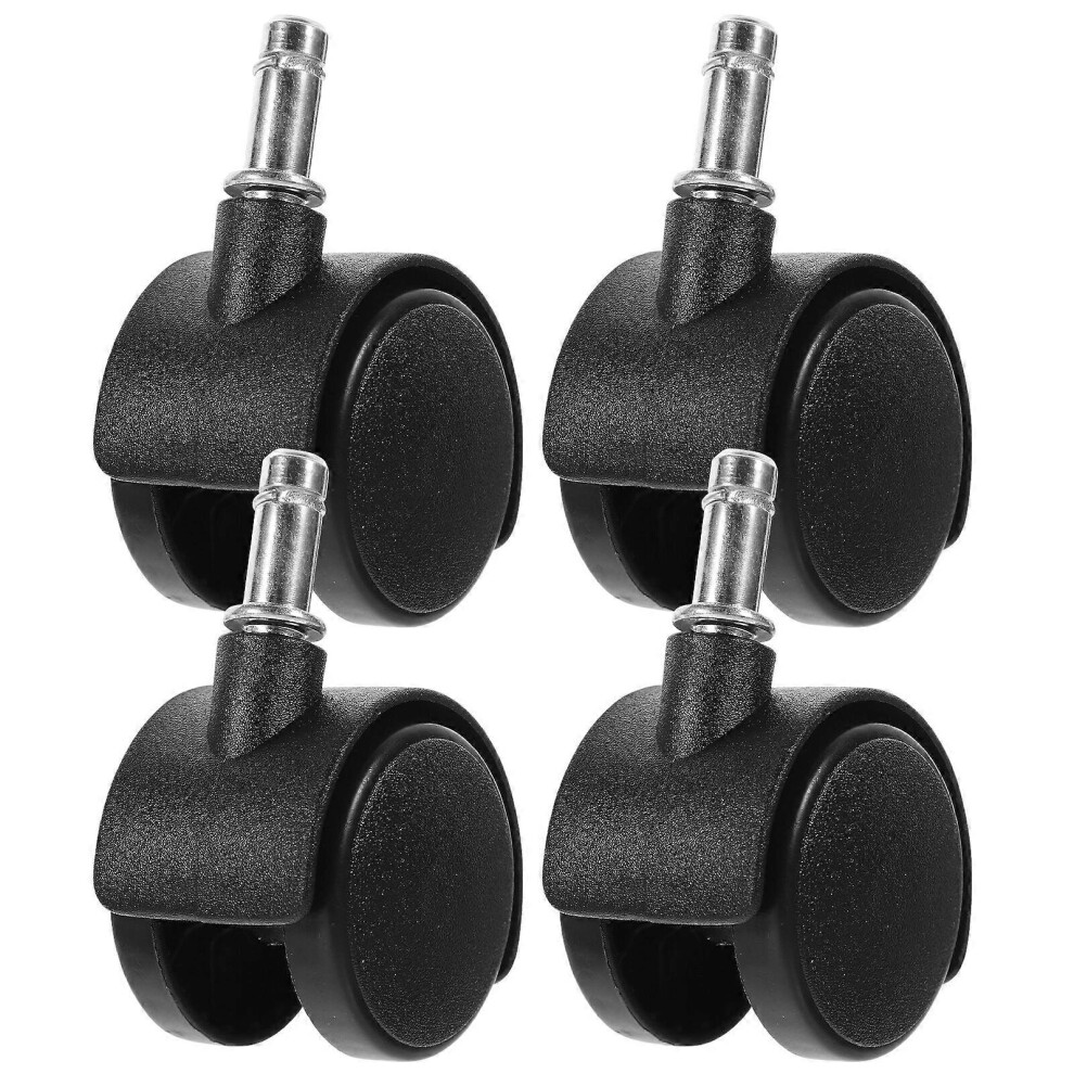 Kricely (As Show, One Size) 4Pcs Small Wheels Trash Can Wheels Mini Swivel Wheels Caster Wheels Small Appliance Wheels