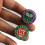 (Green) 10pcs- Game Tennis Racket, Damper Shock Absorber 3