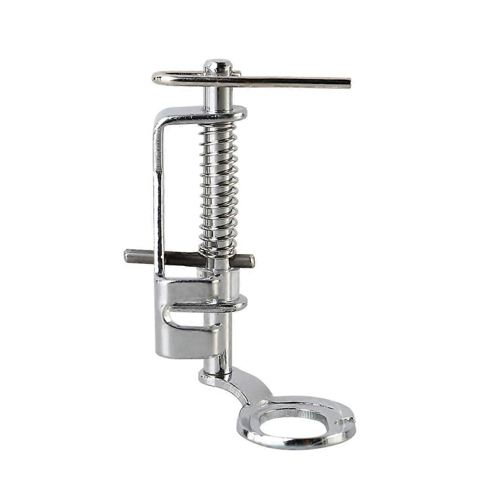 Kricely Silver (As Show, One Size) Portable Free Motion Metal Quilting Presser Foot Feet For Domestic Sewing Machines (Silver)