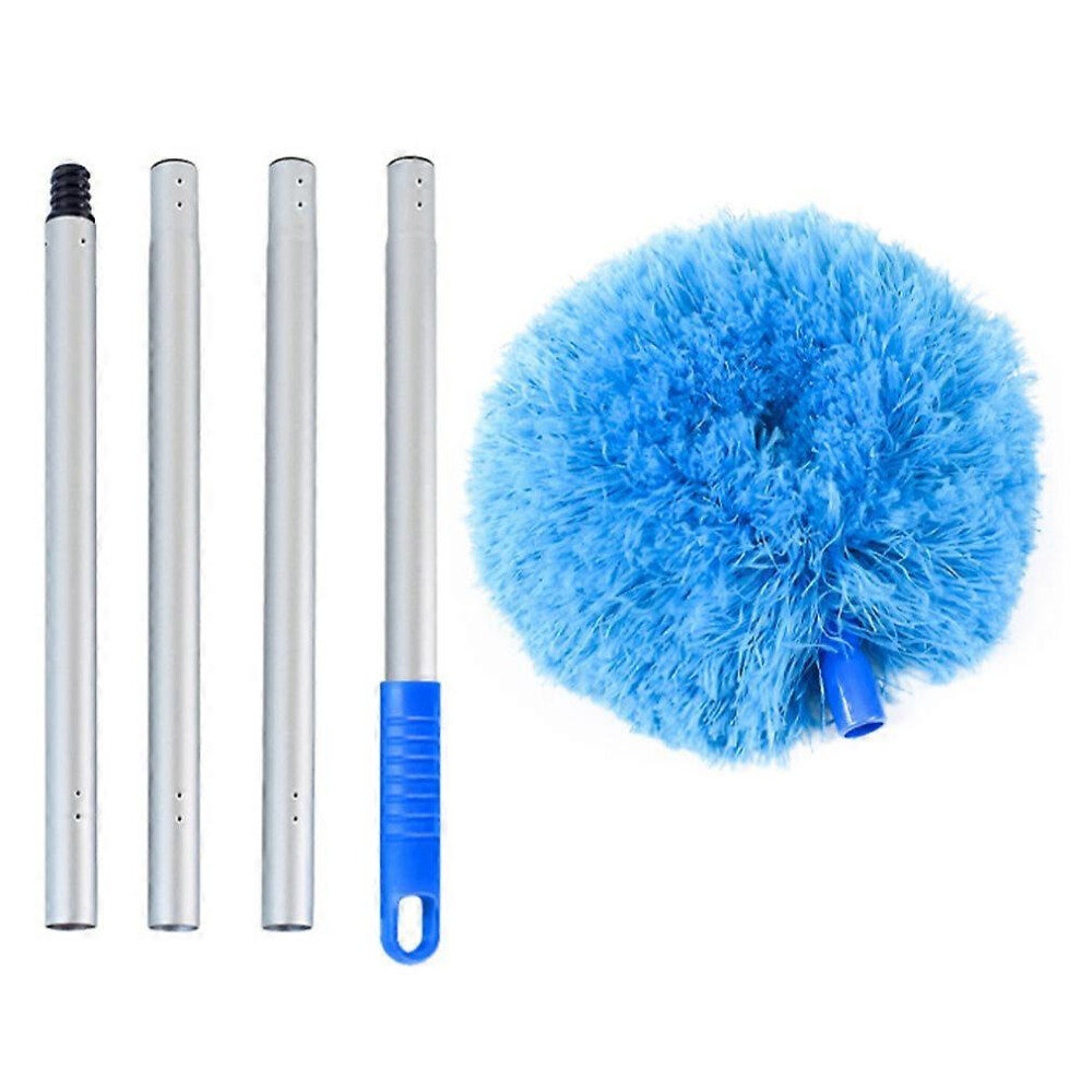 Kricely (As Show, One Size) Ceiling Duster Extendable Long Duster Long Fiber Duster With Extension Pole