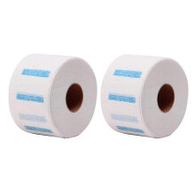 (As show, One size) 2 Rolls Barber Neck Strips Neck Bands Hairdressing Stretchy Wrap Barber Accessories For Salon