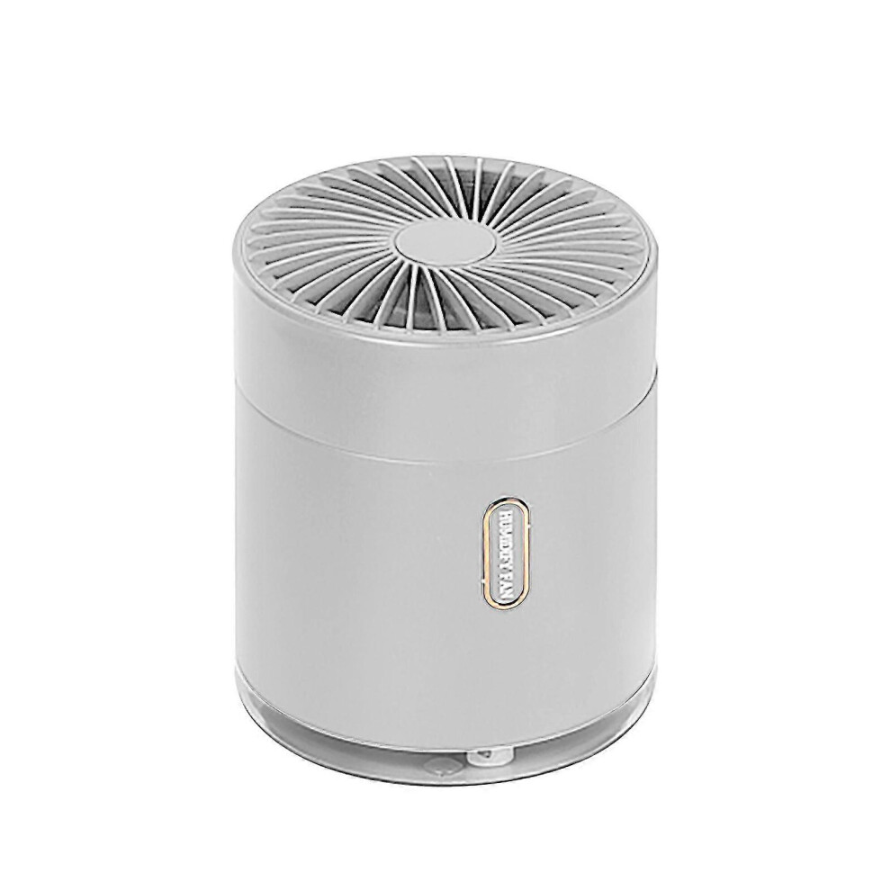 (As show, One size) Desktop Fan With Cool Air Misting Humidifiers Usb Charge Foldable For Home Offic