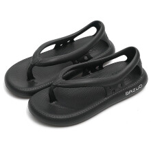 (36-37, Black) Big Discount 30% Summer New Beach Non-slip Flip Flops, Unisex Comfort Walking Flip Flops Sandals, Beach Sandals
