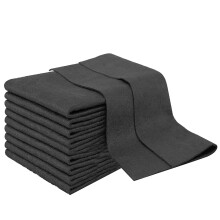 (10pcs, Black) Big Discount 30% Thickened Magic Cleaning Cloths, Streak-free Miracle Cleaning Cloths, Reusable All-purpose Microfibre Towels For Kitchens, Glass, Car