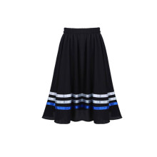 (130, Black-Blue) Best Seller-kids Girls Long Full Circle Dance Skirt Liturgical Celebration Of Spirit Praise Dress Dance Performance