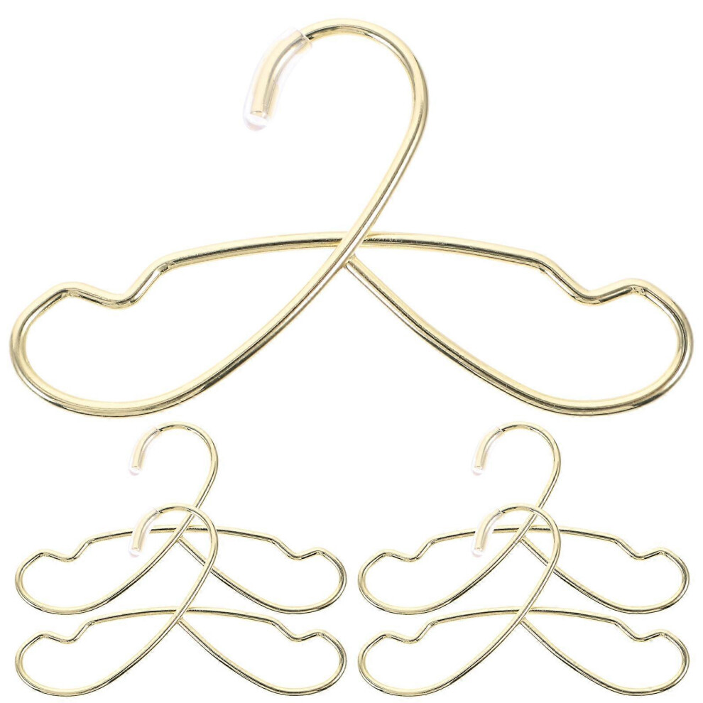(Rose Gold, One size) 5Pcs Dolls Clothes Hangers Simulation Hangers Toy Accessories for Dolls Clothes BJD Clothes Hanger-image-OPC-PG79DWS-NEW