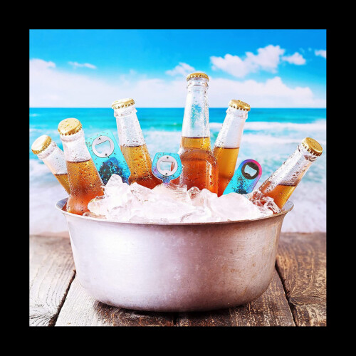 40 Sets Beer Bottle Opener Inserts Round DIY Opener Hardware Kit 2